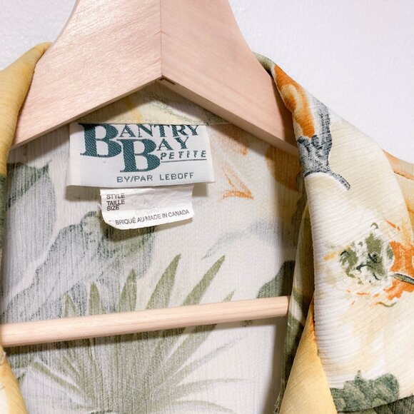 Vintage floral button down shirt - Picture 3 of 13